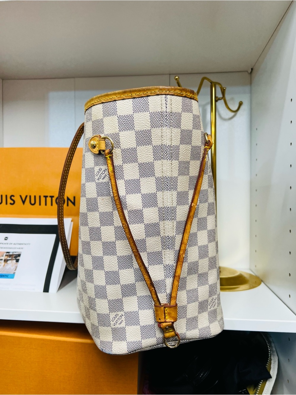 🔥🔥 Louis Vuitton Damier Azure Neverfull bag MM - Picture 17 of 17